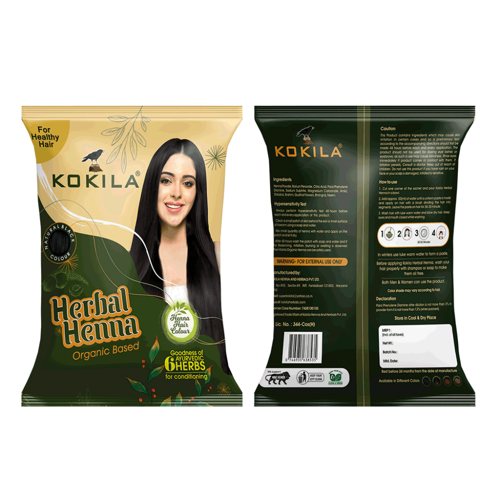 Kokila Herbal Henna Hair Color (organic based)